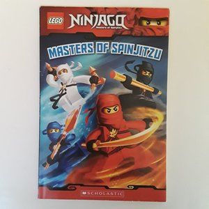 LEGO - NINJAGO - MASTERS OF SPINJITZU - SCHOLASTIC BOOK - USED PAPERBACK